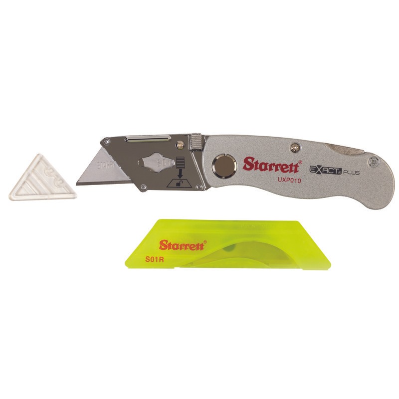 Starrett - Exact Plus Aluminum Die-cast Folding Utility Knife