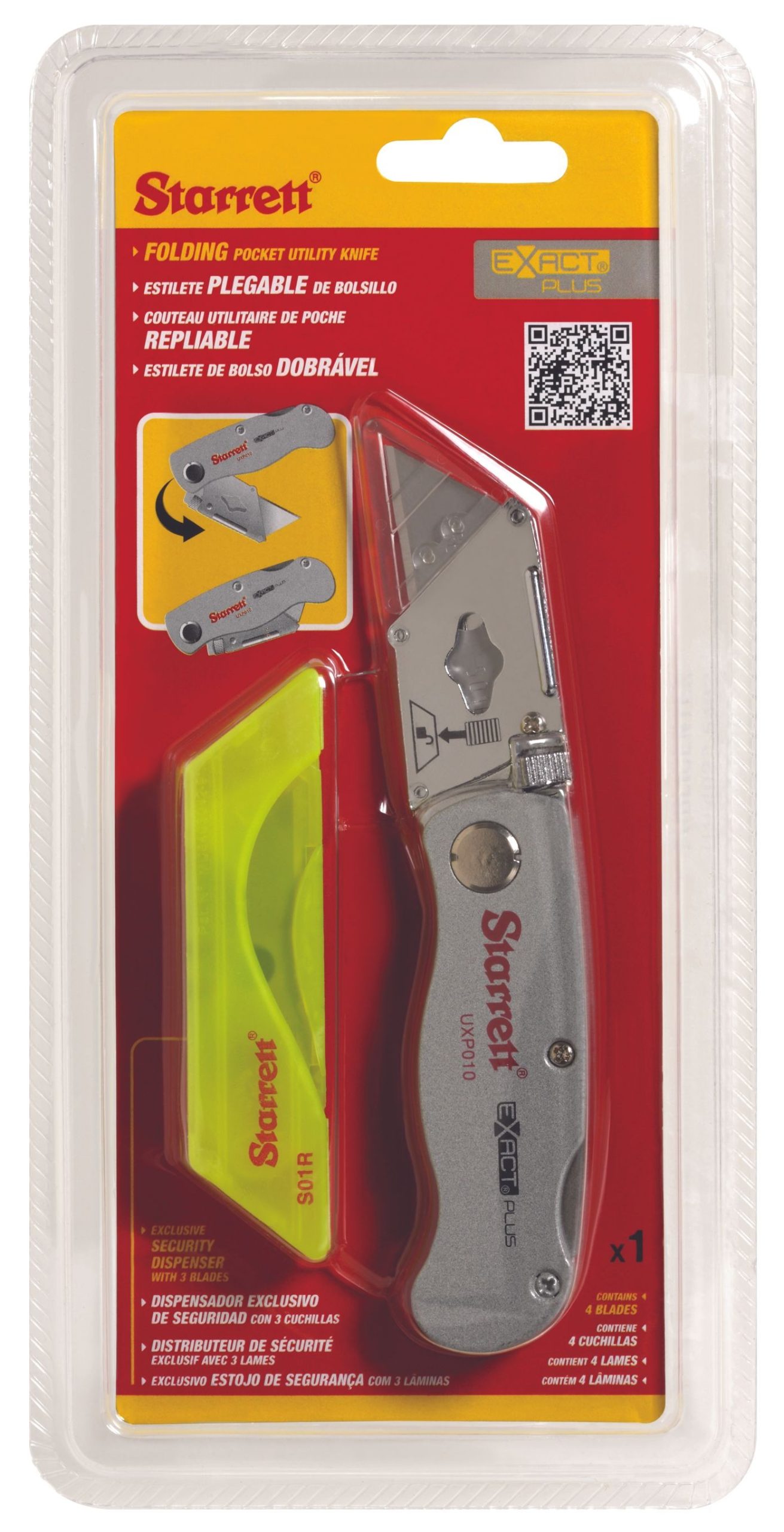 Starrett - Exact Plus Aluminum Die-cast Folding Utility Knife - Image 2