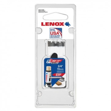 LENOX - HOLESAW, 19mm BI METAL SPEED SLOT