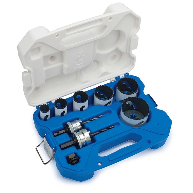 LENOX - HOLESAW KIT, 9 PIECE, BI METAL ELECTRICIANS, SNAP-BACK