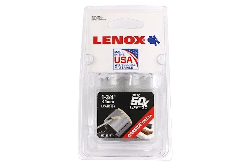 LENOX - HOLESAW, CARBIDE TOOTH 44mm