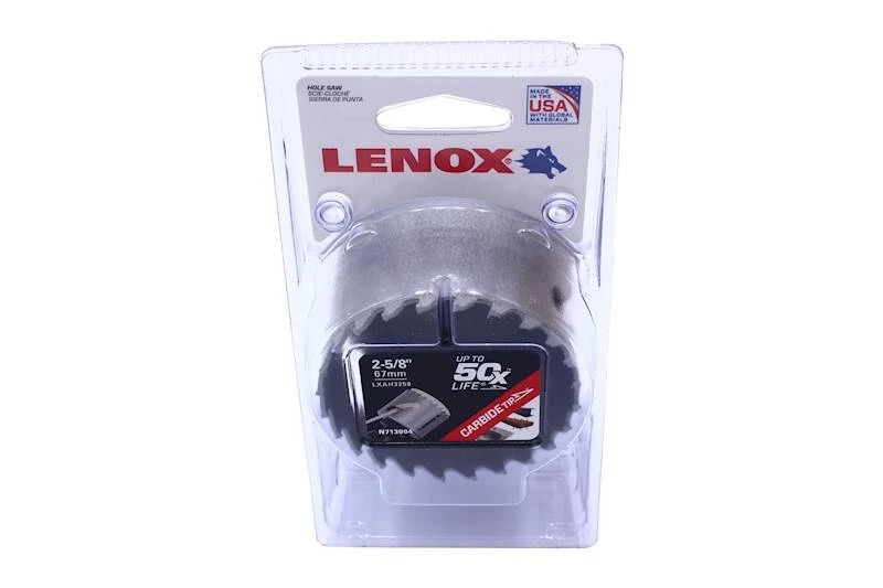 LENOX - HOLESAW, CARBIDE TOOTH 67mm