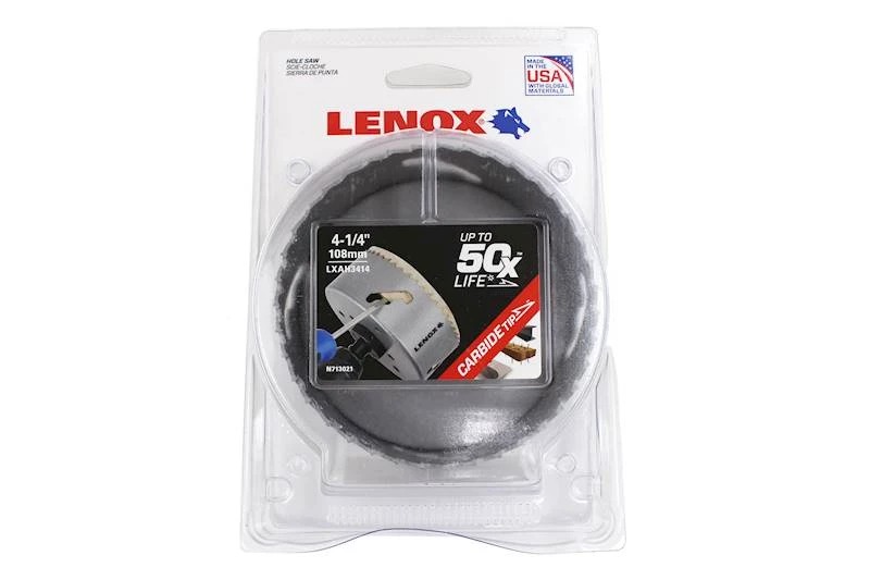 LENOX - HOLESAW, CARBIDE TOOTH 108mm