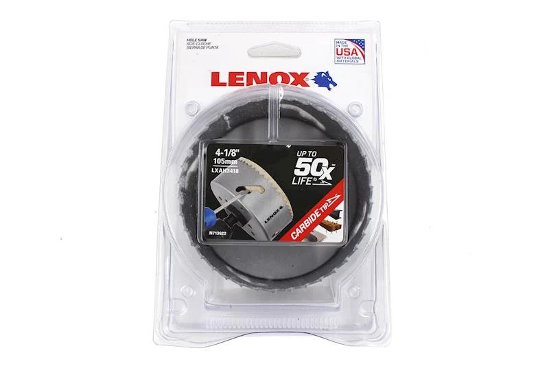 LENOX - HOLESAW, CARBIDE TOOTH 105mm