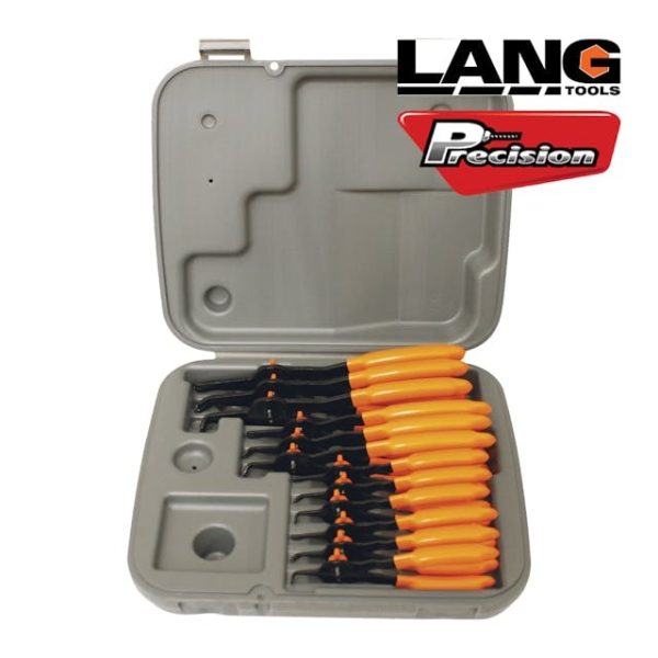 LANG PLIERS RETAINING RING QUICK SWITCH 12 PC SET IN CASE