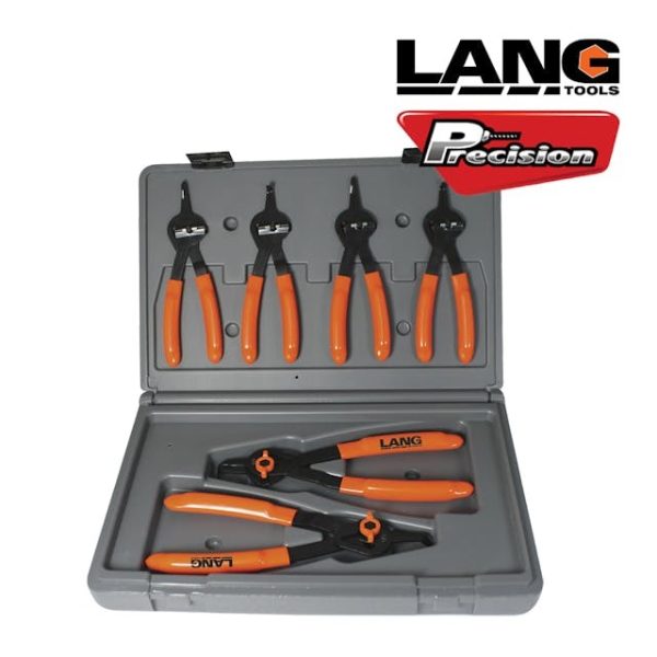 LANG PLIERS RETAINING RING QUICK SWITCH 6 PC SET IN CASE
