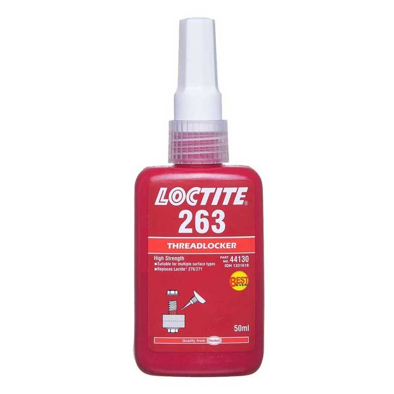 LOCTITE - THREADLOCKER - HIGH STRENGTH RED 50ml, 263 - Millers Tooling ...