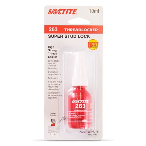 LOCTITE - THREADLOCKER - HIGH STRENGTH RED 10ml, 263