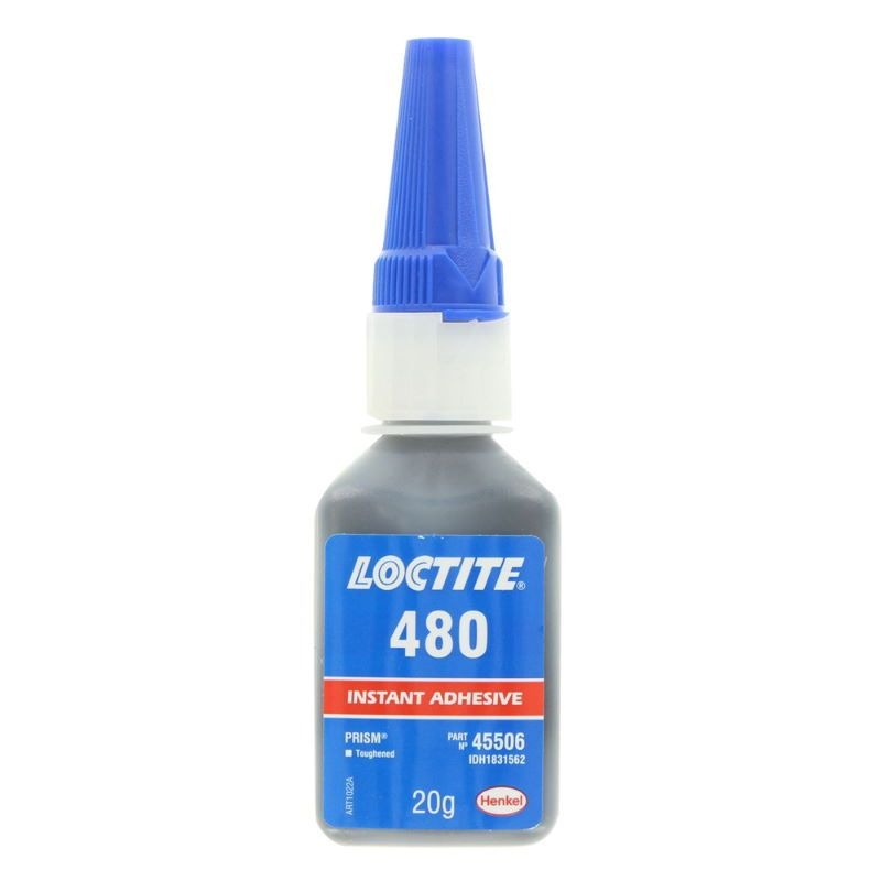 LOCTITE - ADHESIVE, INSTANT, RUBBER TOUGHENED, 20g, 480