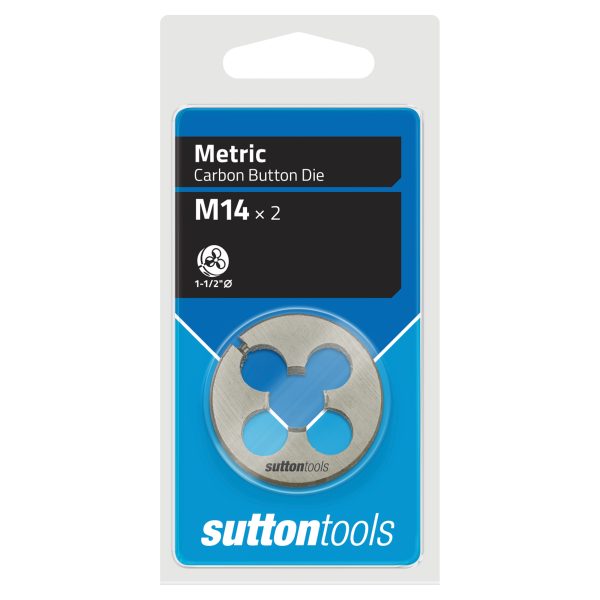 BUTTON DIE M401 M 14x2.0 TCA 1-1/2"OD