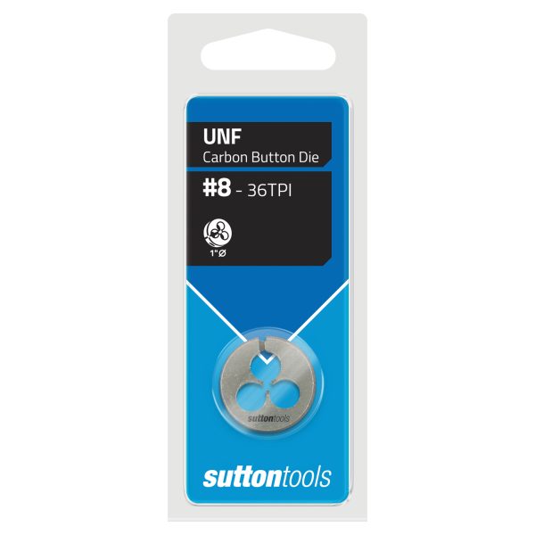 BUTTON DIE M415 UNF 8-36 TCA 1"OD