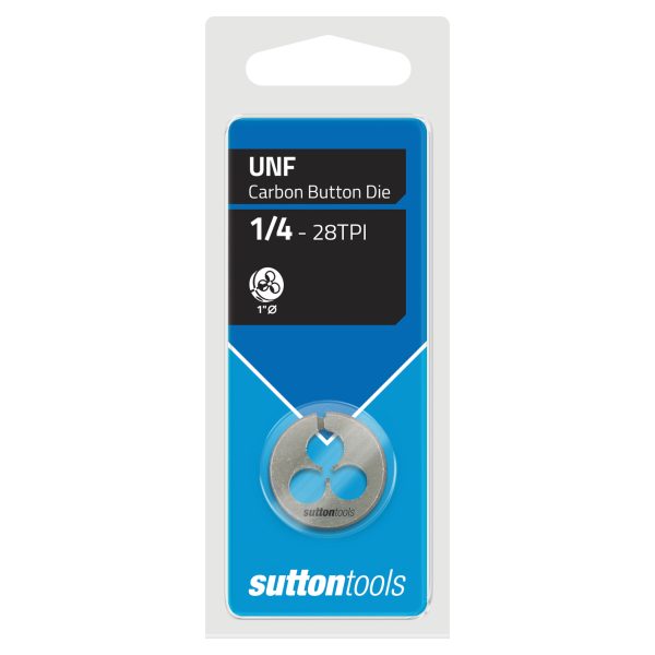 BUTTON DIE M415 UNF 1/4-28 TCA 1"OD