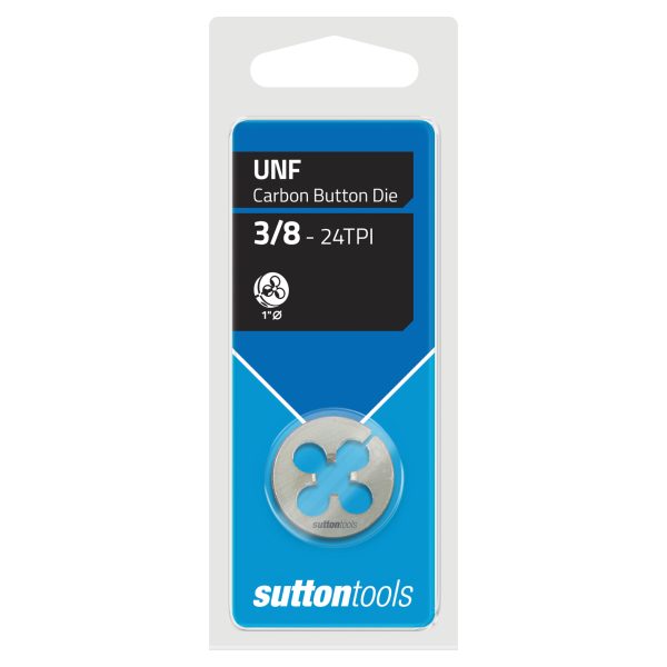 BUTTON DIE M415 UNF 3/8-24 TCA 1"OD
