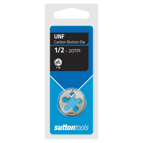 BUTTON DIE M415 UNF 1/2-20 TCA 1"OD