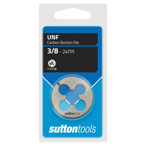 BUTTON DIE M416 UNF 3/8-24 TCA 1-1/2"OD