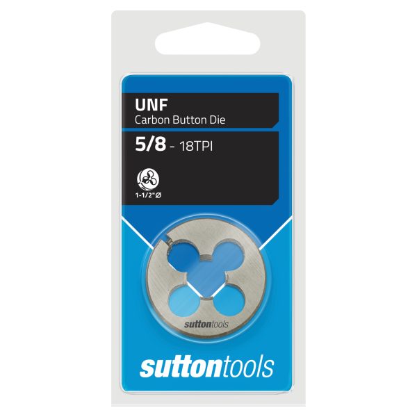 BUTTON DIE M416 UNF 5/8-18 TCA 1-1/2"OD