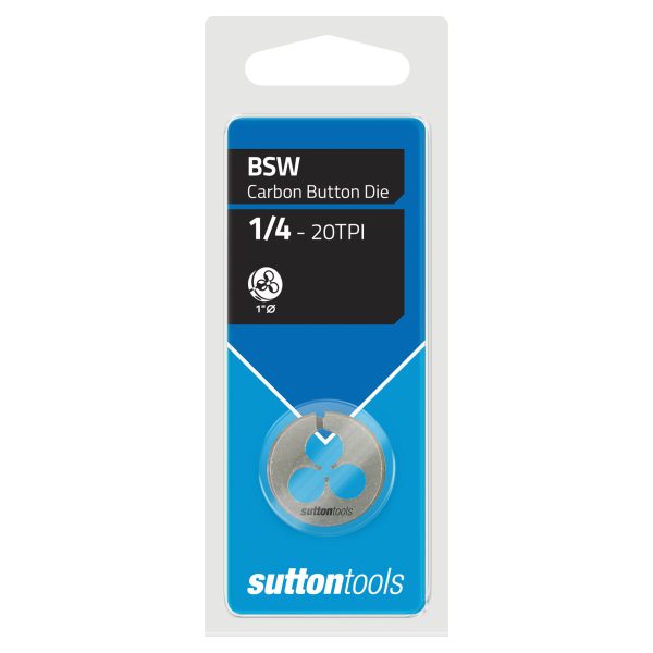 BUTTON DIE M418 BSW 1/4-20 TCA 1"OD