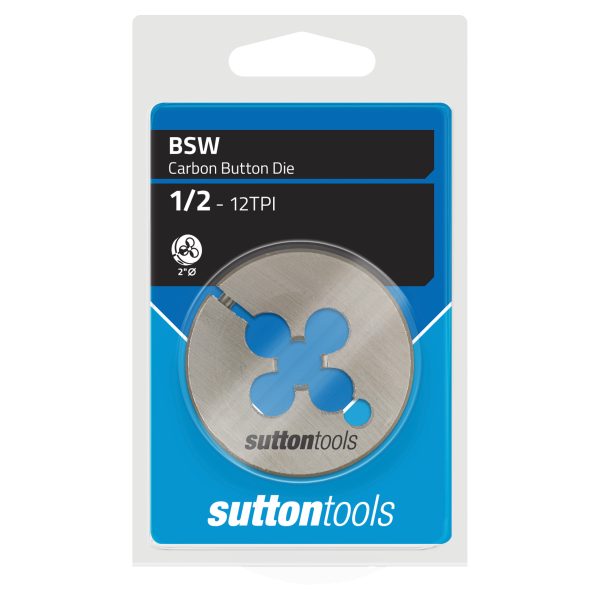 BUTTON DIE M420 BSW 1/2-12 TCA 2"OD