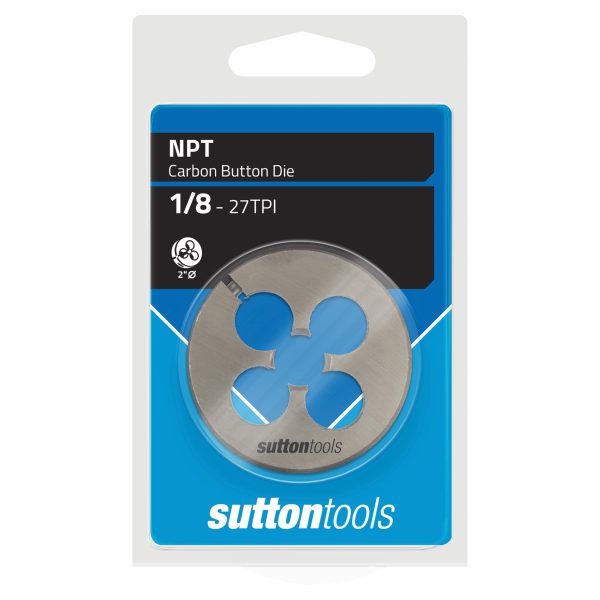 BUTTON DIE M429 NPT 1/8-27 TCA 2"OD