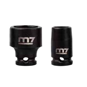 M7 IMPACT SOCKET, 1/4" DR 6 POINT, 7MM