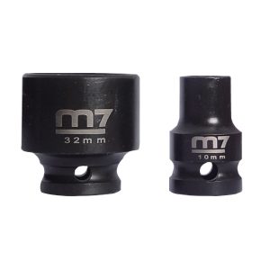 M7 IMPACT SOCKET, 1/2" DR 6 POINT, 35MM