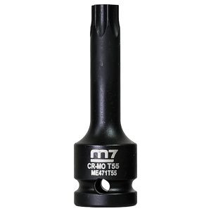 M7 TORX IMPACT SOCKET, 1/2" DR, T10