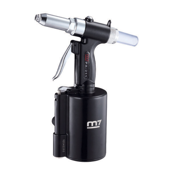 M7 HYDRAULIC AIR RIVETER, 18MM STROKE, 2.4 - 6.4MM RIVET CAPACITY