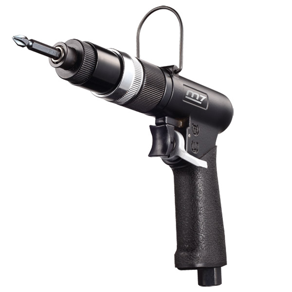 M7 HEAVY DUTY PISTOL SCREWDRIVER, POSITIVE ADJ CLUTCH. 1.4 -3.7 FT/LB, M5 BOLT CAPACITY, 1/4" HEX