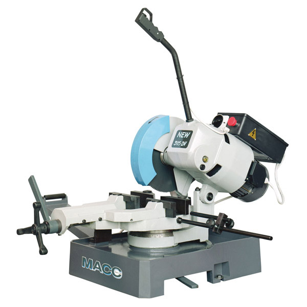 MACC 315MM 3PH 20/40RPM DOUBLE VICE COLDSAW WITH CLUTCH SLOW SPEED FOR STAINLESS STEEL