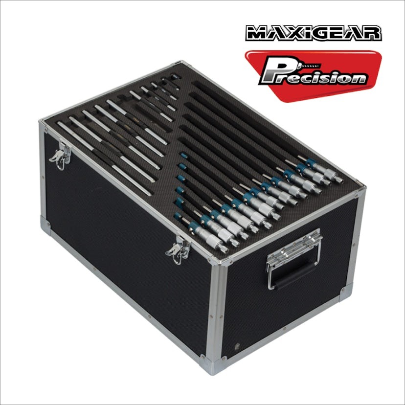 MAXIGEAR MICROMETER OUTSIDE 12 PC SET 0 - 300MM X 0.01MM GRADUATION