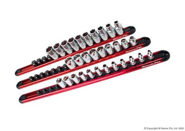Michael Pro - 3 Piece Aluminium Socket Rails
