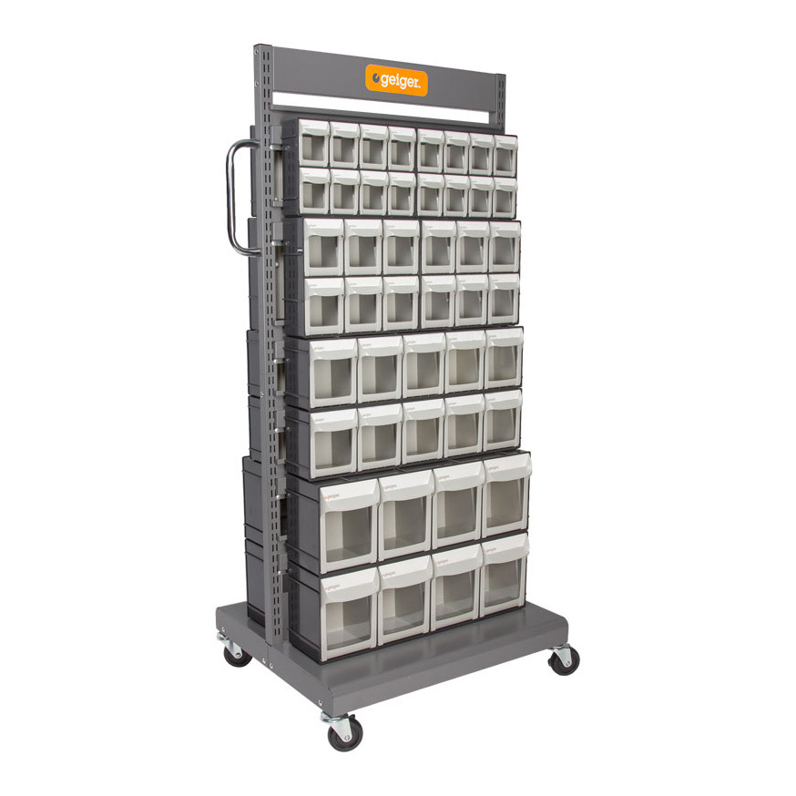 Double-sided Mobile Pivot Drawer Cart - 92 Drawer
