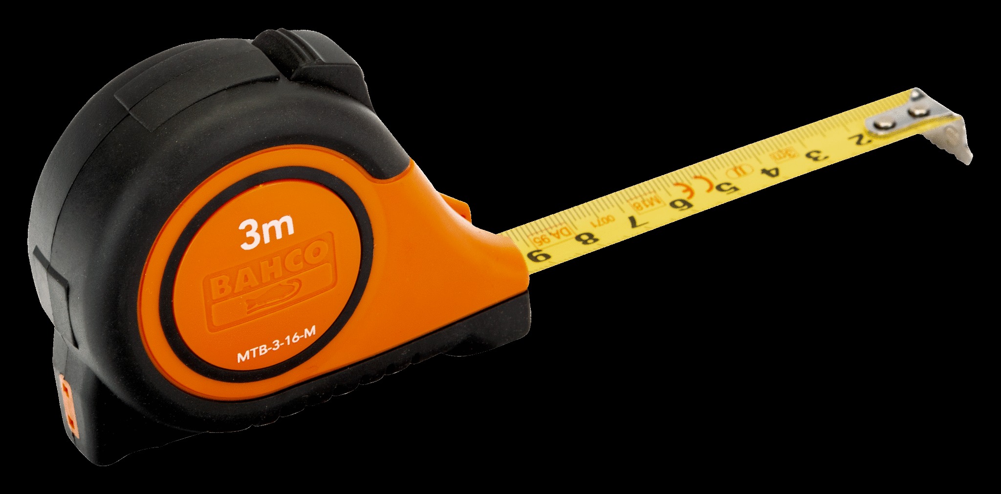 Bahco 8 metre, measuring tape, steel blade, blade width 25mm