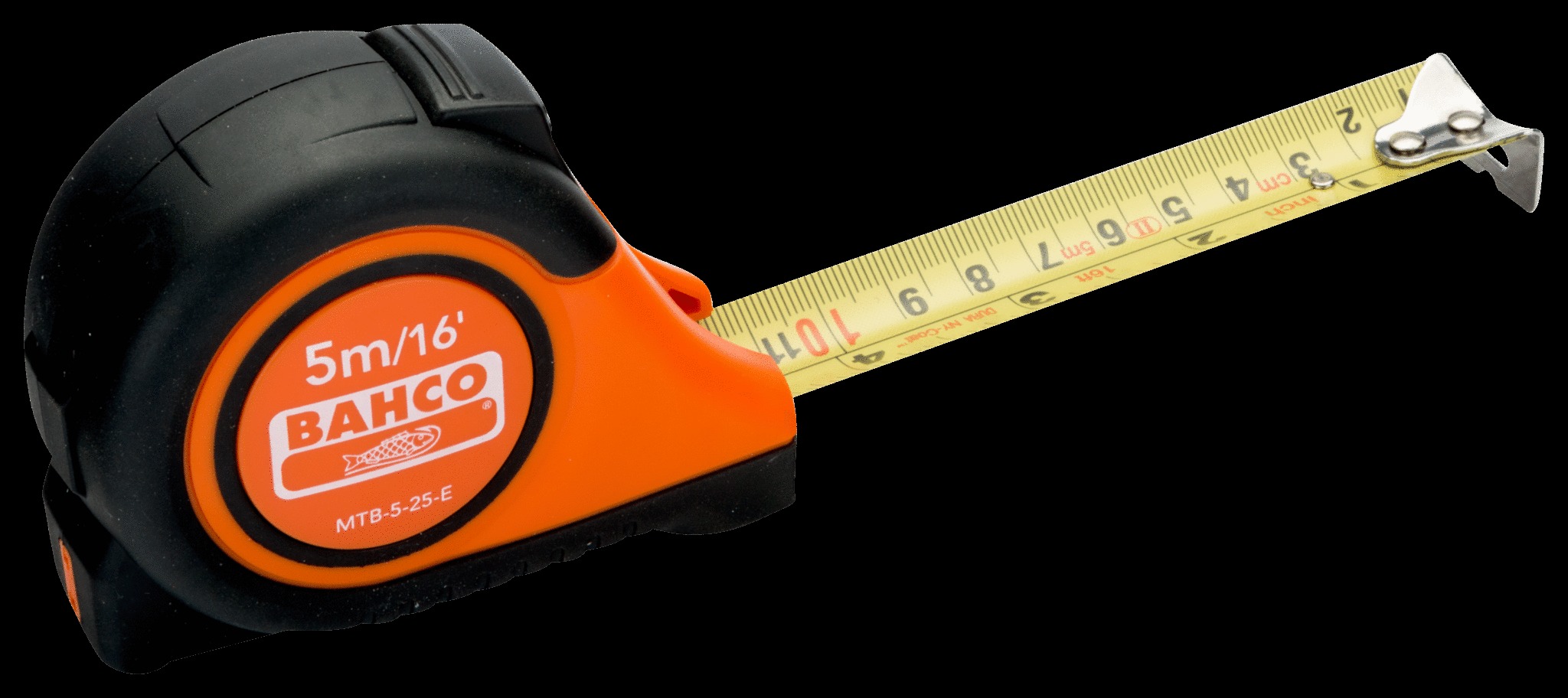 Bahco 8 metre, measuring tape, steel blade, blade width 25mm - Image 5