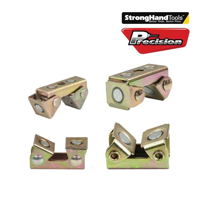 STRONGHAND V-PAD MAGNETIC & ADJUSTABLE 8KG PULL FORCE PACK OF 4