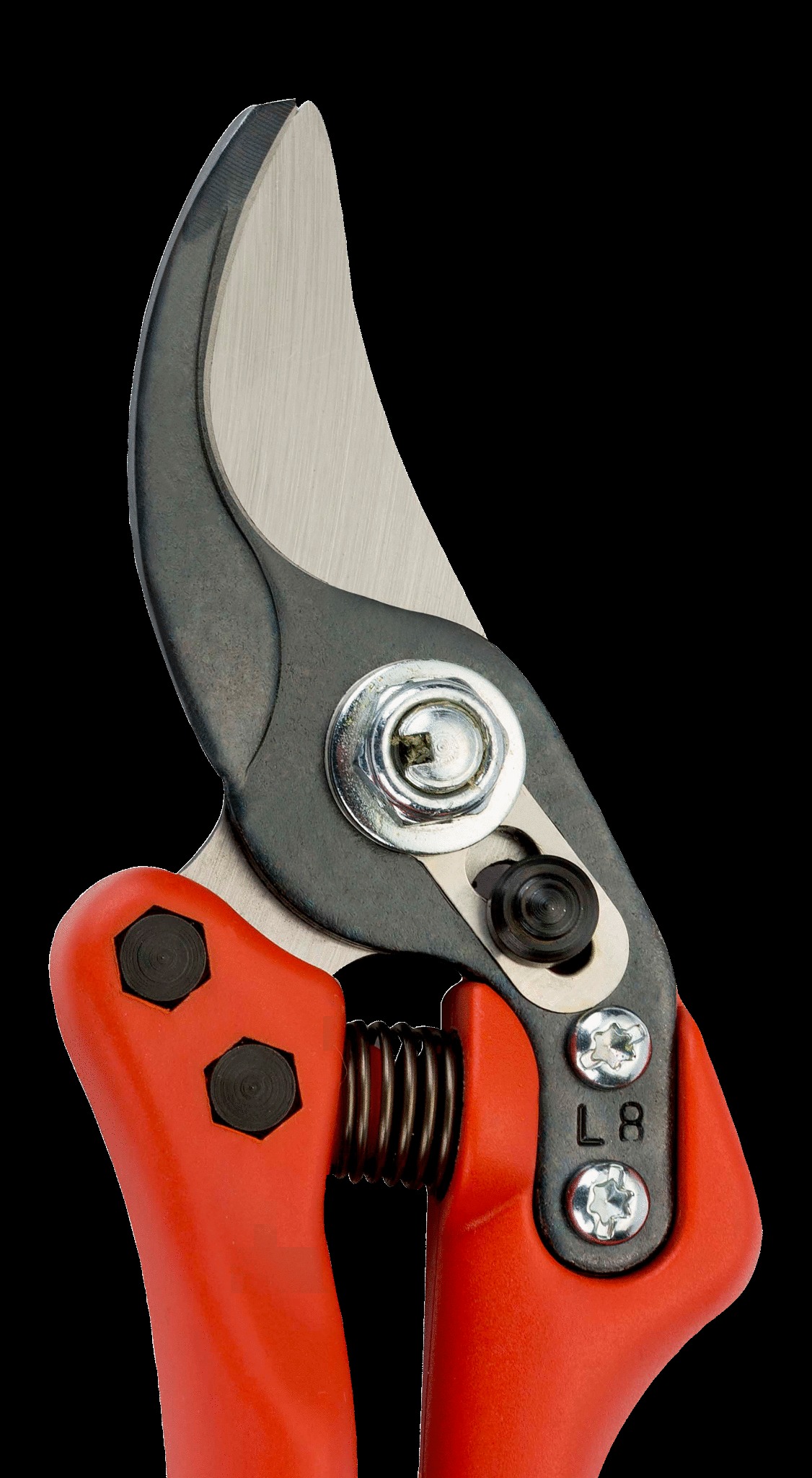 Bahco One handed By-Pass Secateurs. Blades with slicing cut and precision grinding for high performance cutting. Handles made of composite material for a comfortable grip. . Equipped with push button locking device. Cutting capacity 20mm - Image 5