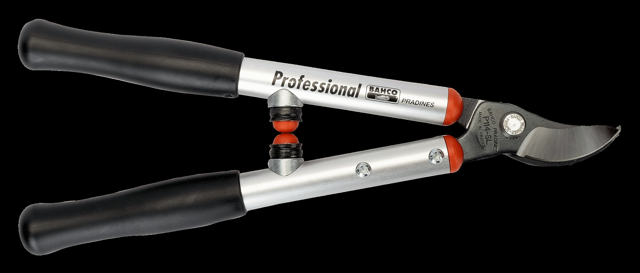 Bahco By-pass super light aluminium handles, rubber grip - Image 2