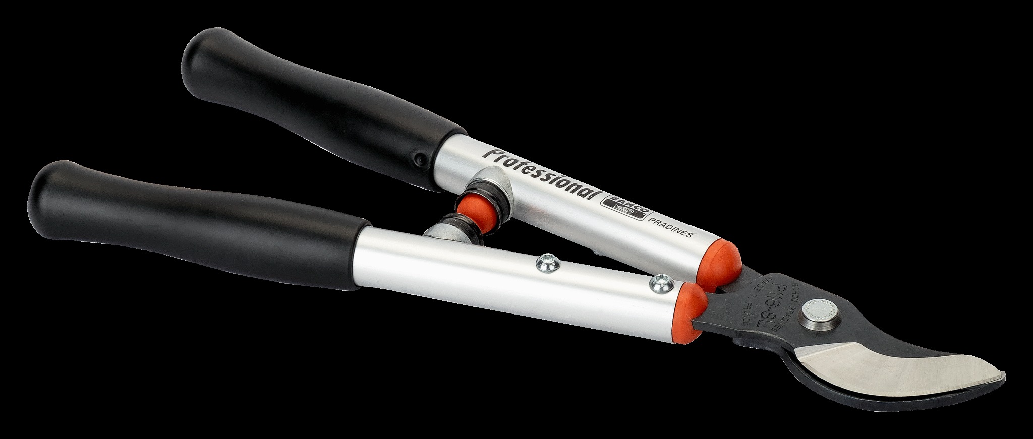 Bahco By-pass super light aluminium handles, rubber grip