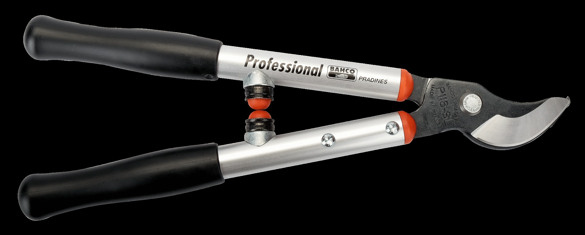 Bahco By-pass super light aluminium handles, rubber grip - Image 2