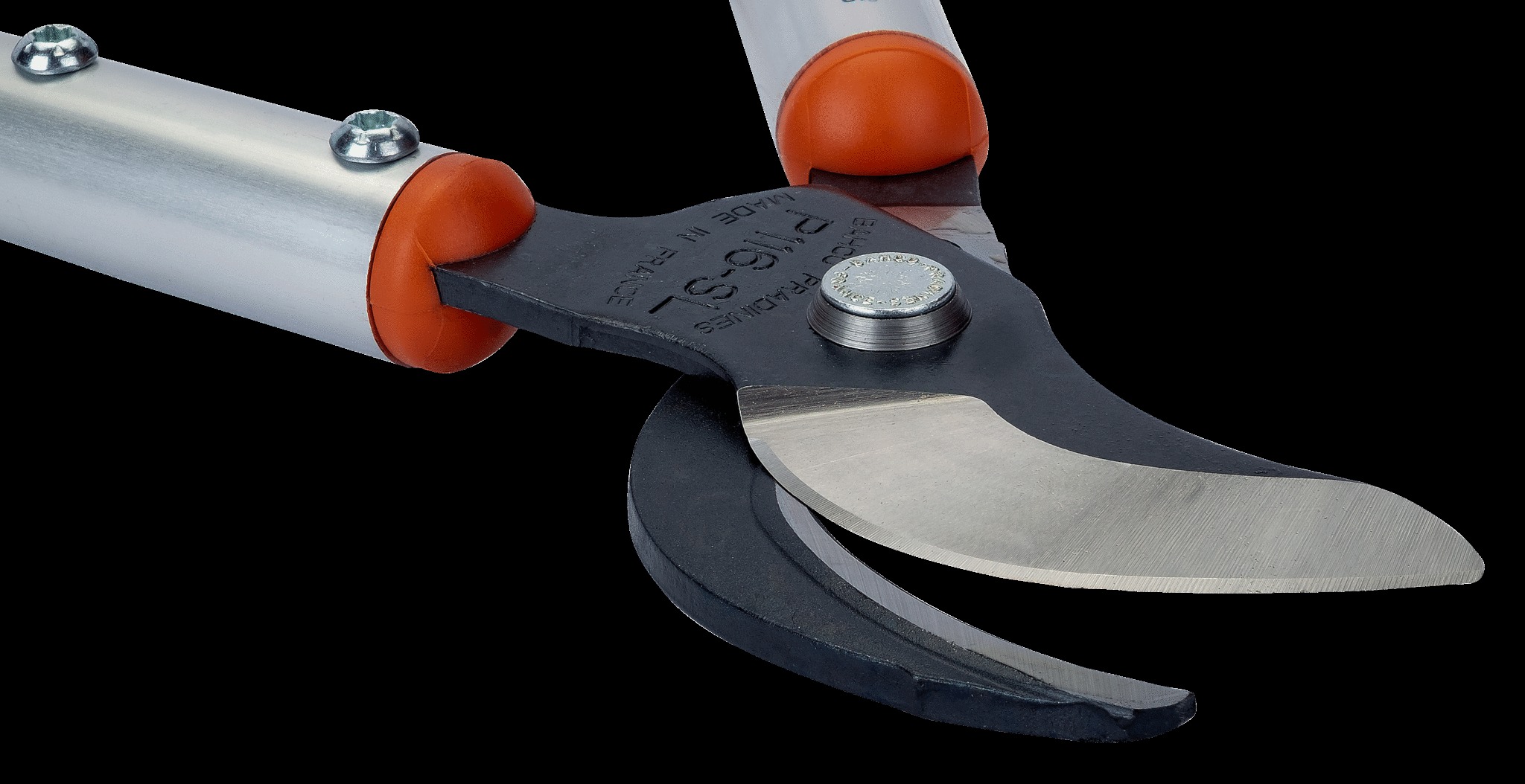 Bahco By-pass super light aluminium handles, rubber grip - Image 5