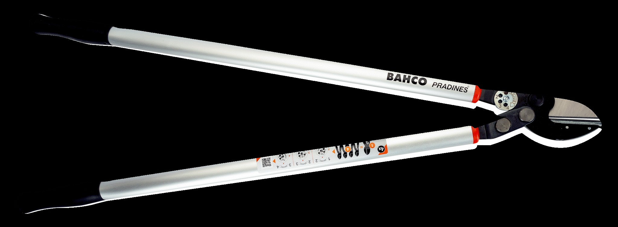 Bahco Two handed Super Light Anvil Lopper - length 85cm, Lever action gives 50% more power for effortless cutting in large diameter branches.. Equipped with adjusting cam for increasing the lifetime of the anvil. Cutting capacity 45mm - Image 2