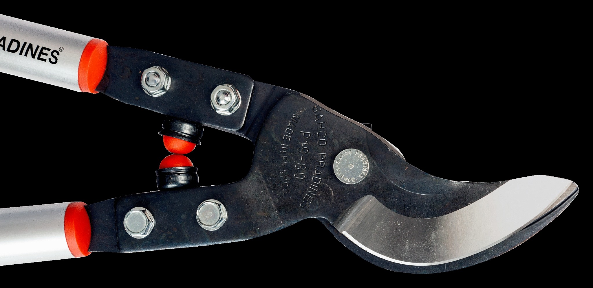 Bahco By-pass, aluminium handles, rubber grip - Image 4