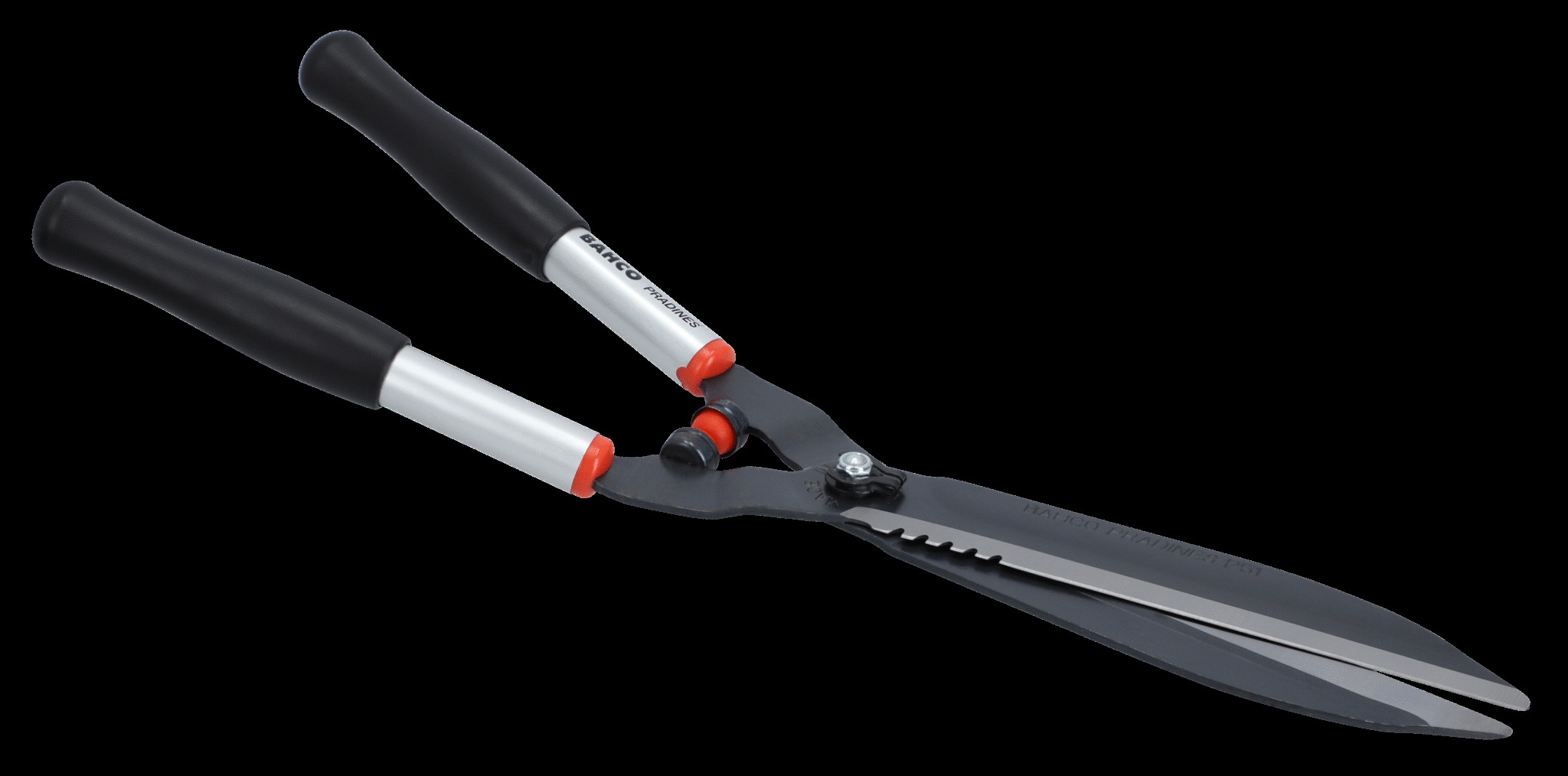 Bahco Hedge Shears Straight edge blades - long super light aluminium handles