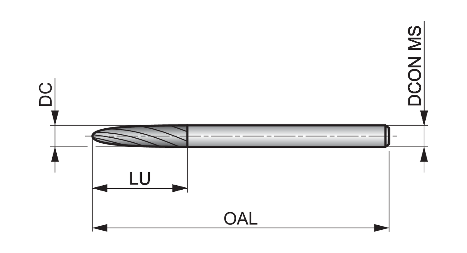 DORMER P5113.0X3.0 Rotary Burrs - Image 2