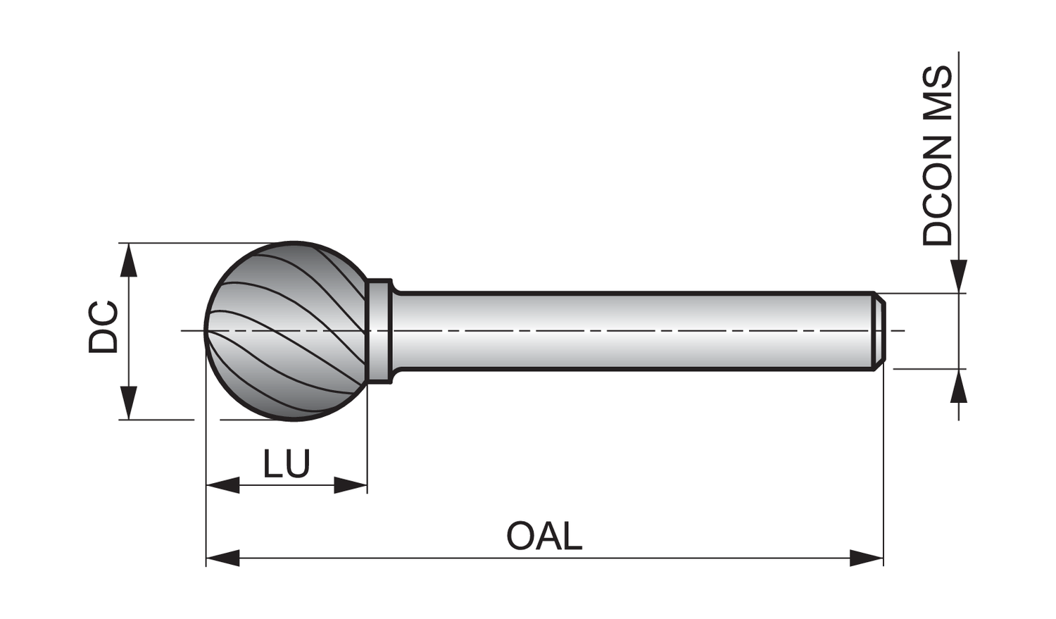DORMER P60712.7X6.0 Rotary Burrs - Image 2