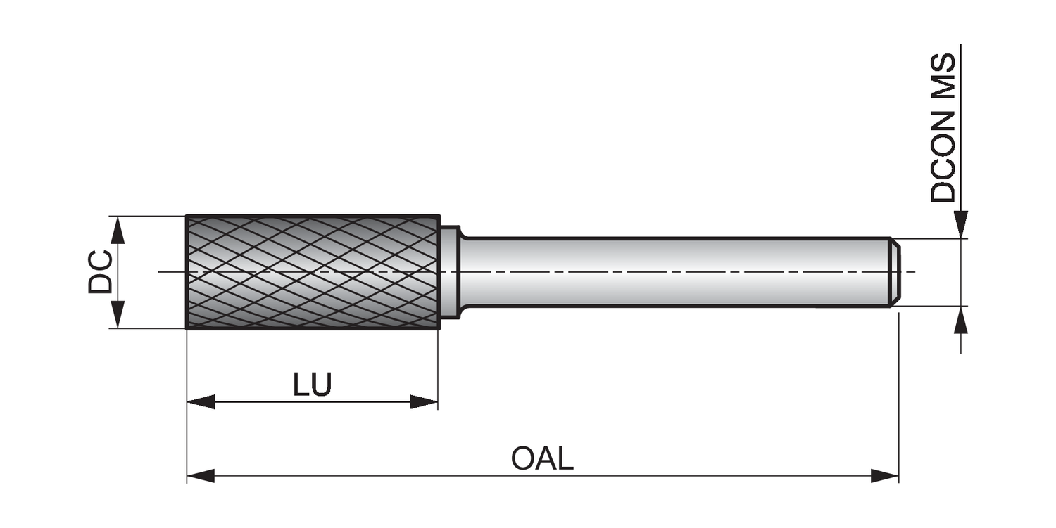 DORMER P8019.6X6.0 Rotary Burrs - Image 2