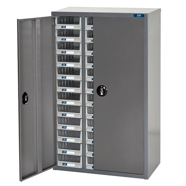 ITM PARTS CABINET, LOCKABLE, METAL A5 36 DRAWERS 586W x 290D x 937H