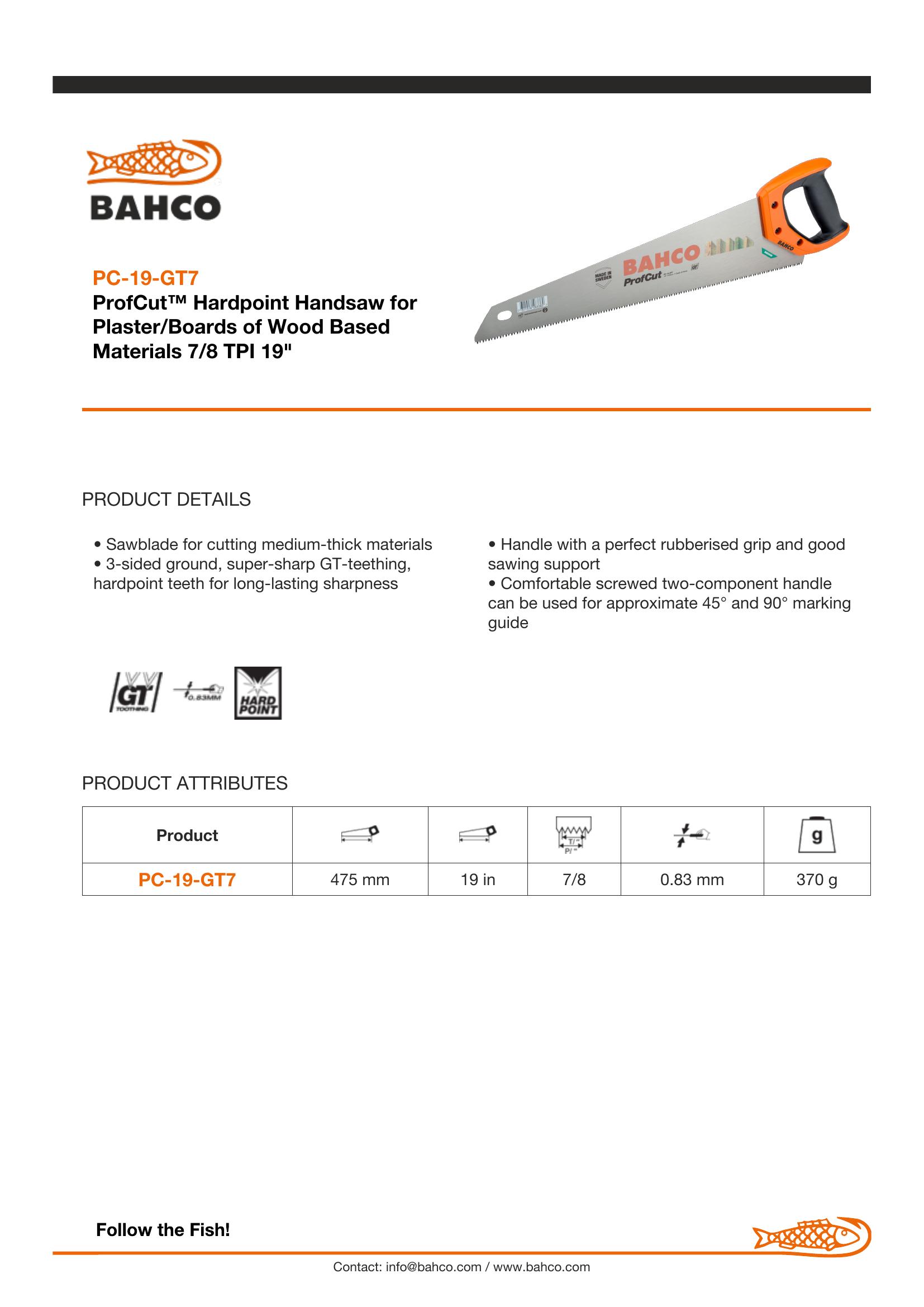 Bahco Handsaw - Image 7