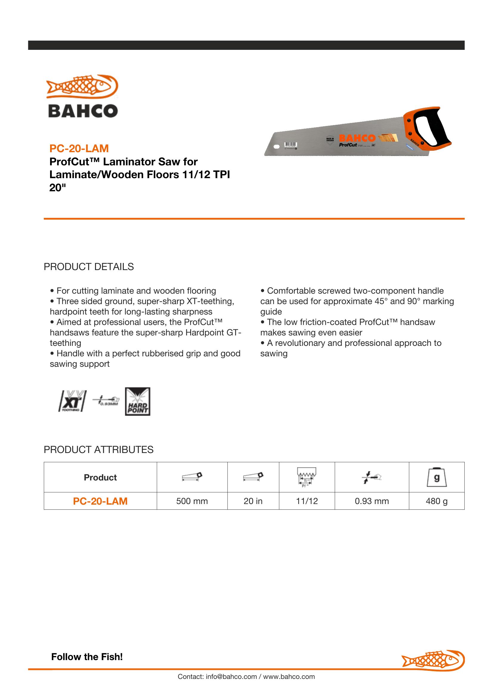 Bahco Laminator saw - Image 6