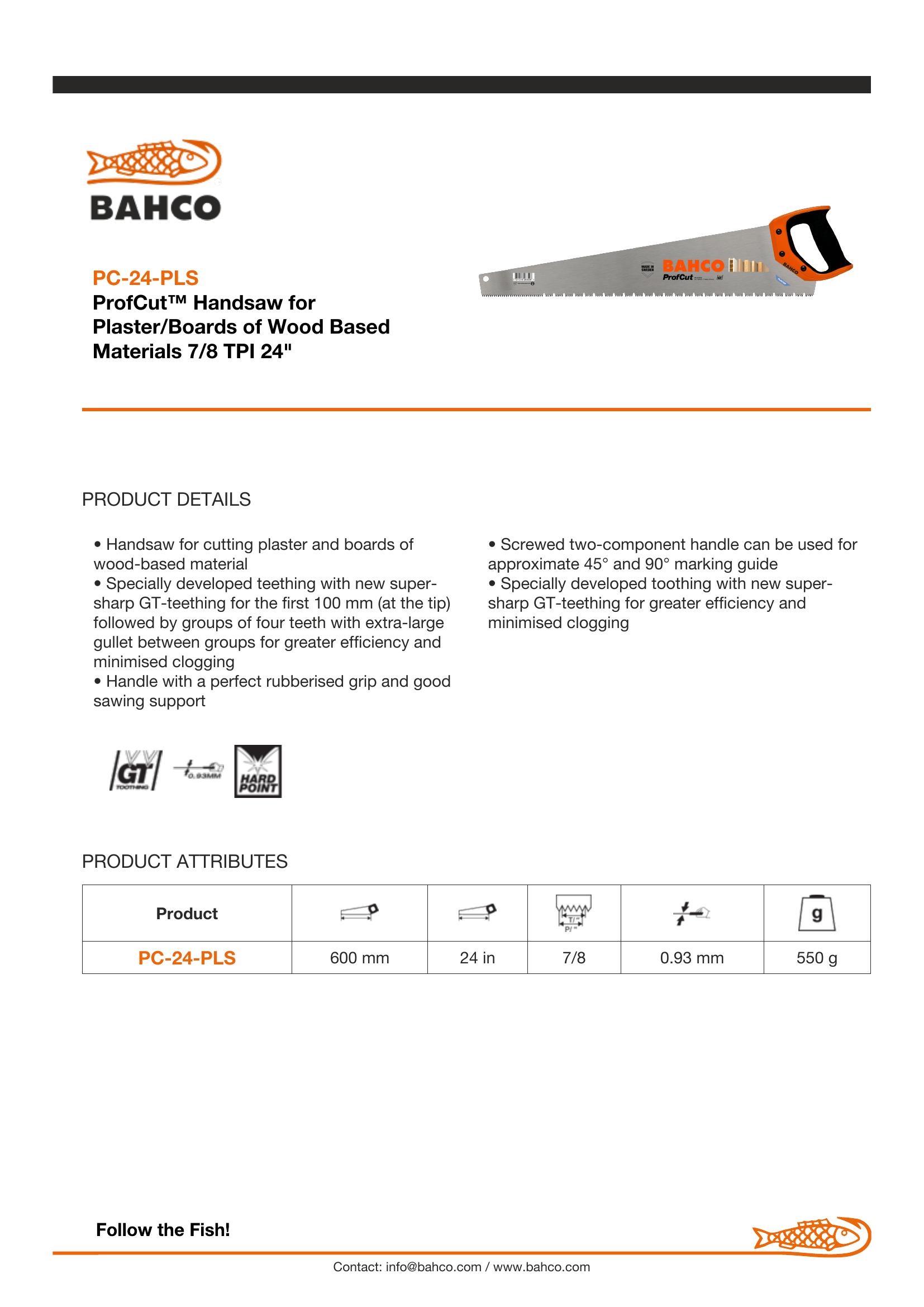 Bahco Plaster saw - Image 2